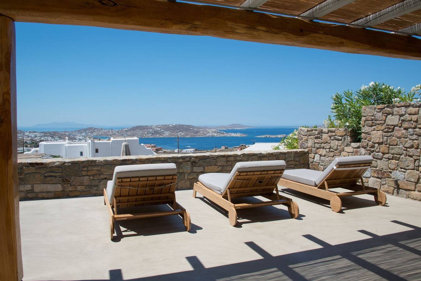 Luxury Mykonos Villa | Stunning Seaviews | 4 Bedrooms | Jacuzzi | Agia Sofia Villa in Tourlos (Mykonos), Mykonos