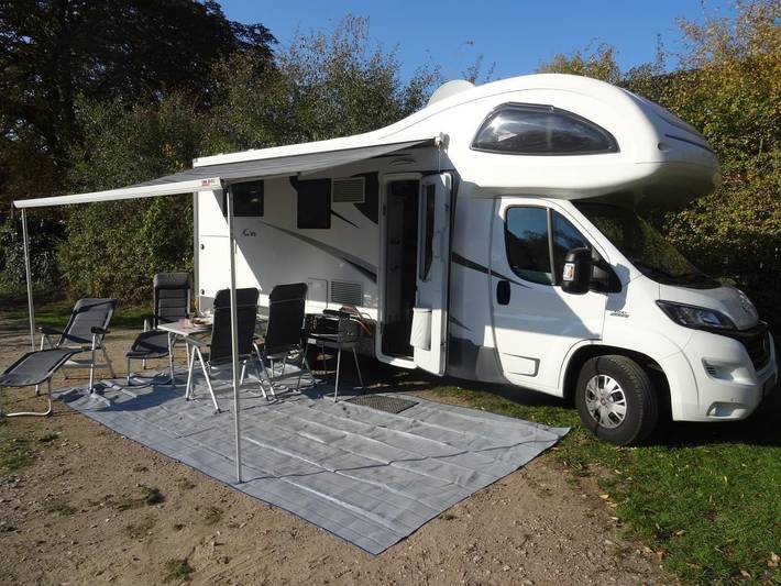 Camping für 4 Personen, mit Terrasse an der Ostsee Schleswig-Holstein