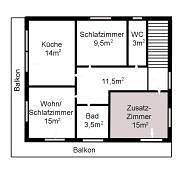 Ganze Ferienwohnung, Apartment/3 Schlafräume/Dusche, Bad, Wc in Sankt Martin bei Lofer, Pinzgau