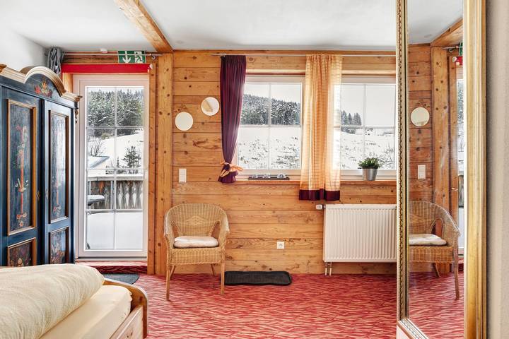 Room 'Doppelzimmer Mit Balkon 21' with Shared Garden, Balcony and Wi-Fi in Sankt Georgen im Schwarzwald, Central Black Forest