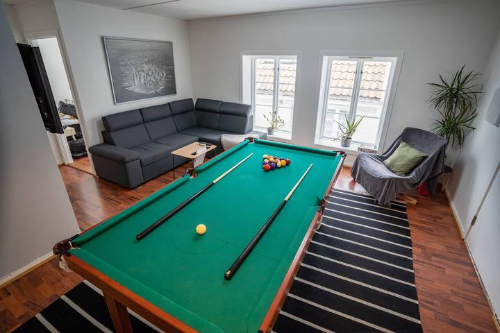 Ganze Wohnung, Stavanger Bnb 15 – Zentrales Apartment mit privater Sauna und Billard in Storhaug, Stavanger