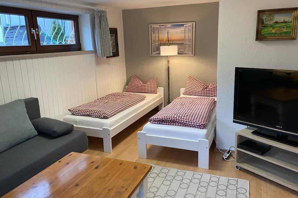 Geheel appartement, Fe apartm., in a quiet location, 5 minut. from the S-Bahn + Regio train station in Meckesheim, Kraichgau