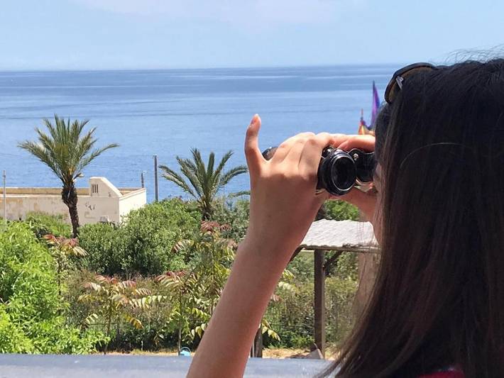 Location de vacances pour 2 personnes, avec Terrasse ainsi que Jardin et Vue dans Marina Serra
