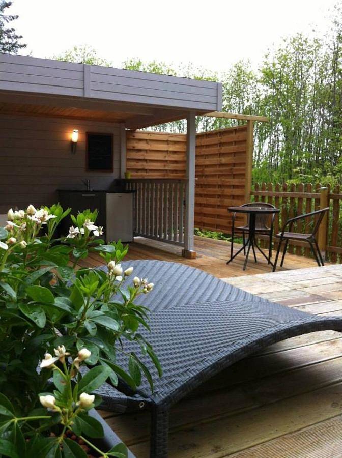 Camping pour 3 personnes, avec Terrasse et Jacuzzi
