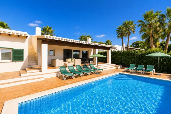 Location de vacances pour 10 personnes, avec Vue sur l’océan ainsi que Terrasse et Jardin à Binibeca - 2