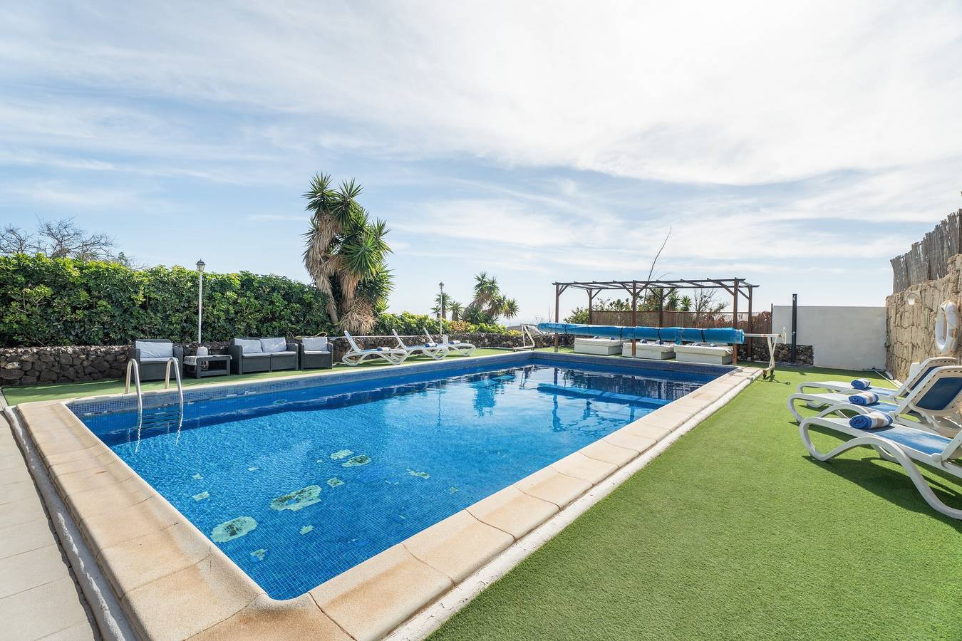 Villa Finca Toledo que aceita animais de estimação com piscina, terraço, jardim, A/C e Wi-Fi in Granadilla de Abona, Tenerife (Sul)