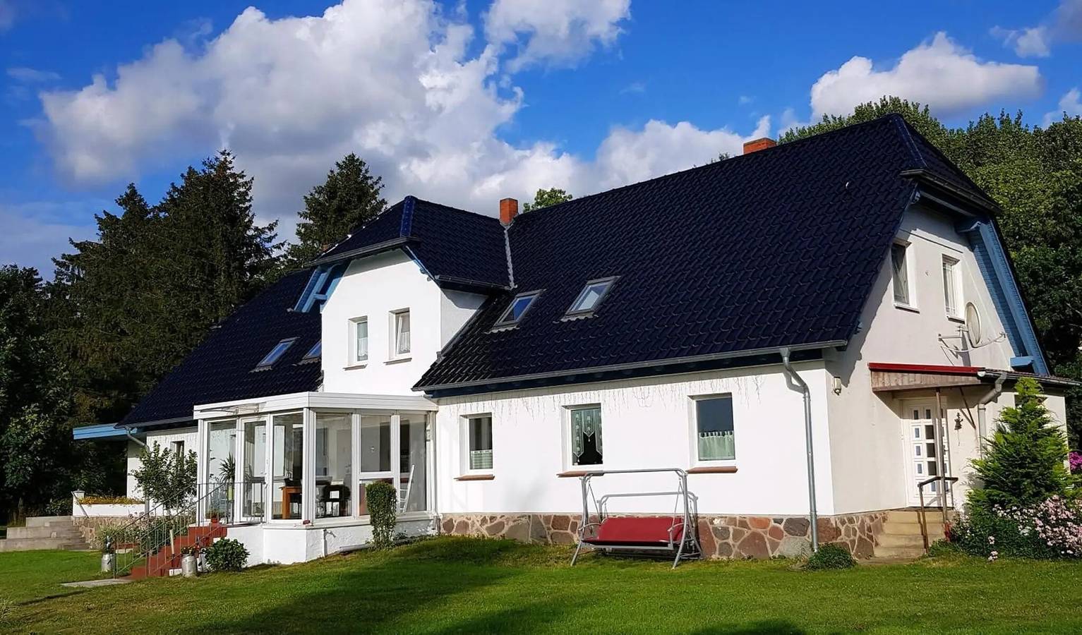 Villa Wiese - Kleine Wohnung Störtebecker mit Gartenblick in Katzow, Vorpommern Greifswald