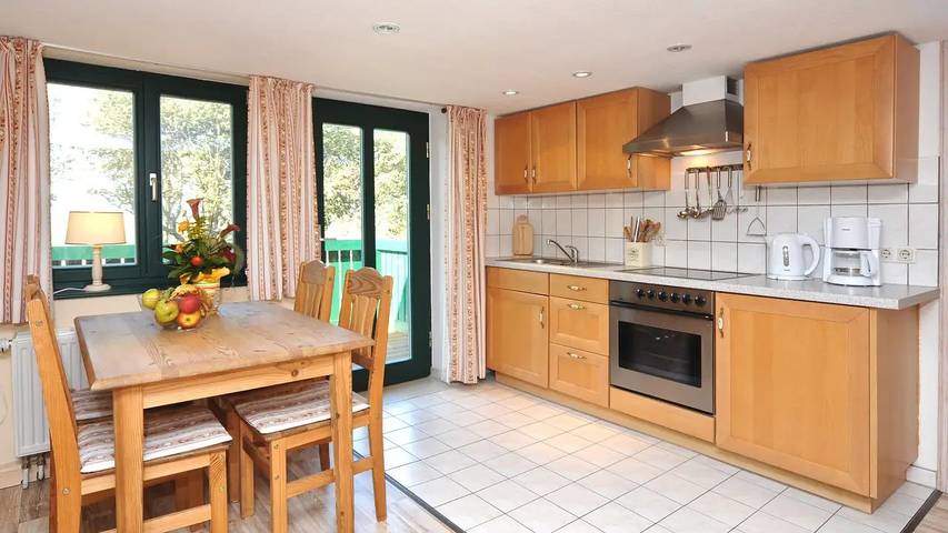 Ferienwohnung für 4 Personen, mit Balkon und Sauna, mit Haustier in Putgarten - 2