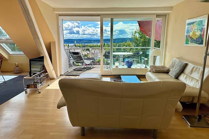 Ferienhaus für 3 Personen, mit Garten und Balkon in Überlingen