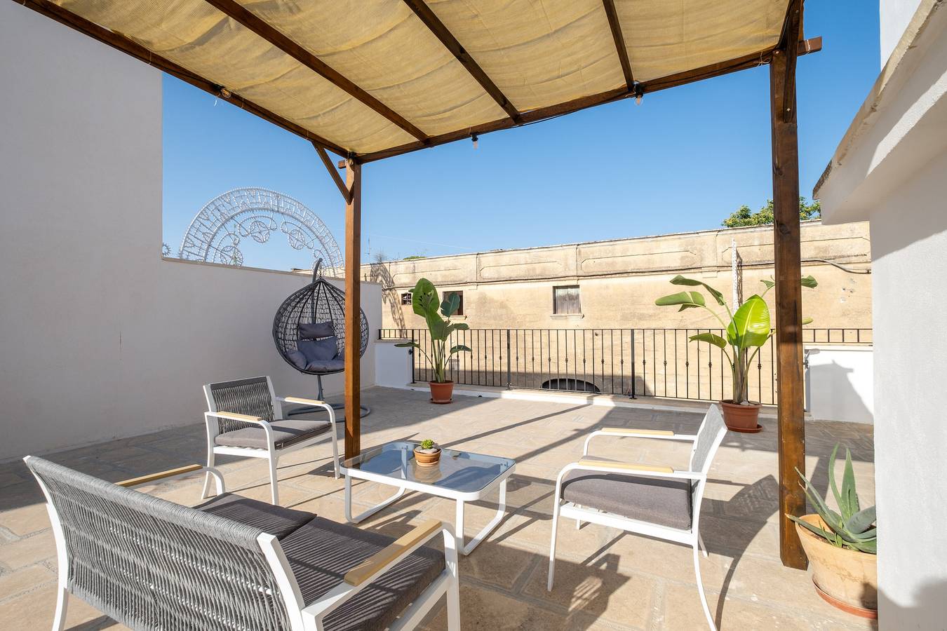 Room 'Dimora Stella' with Private Terrace, Wi-Fi and Air Conditioning in Montesano Salentino, Lecce Province