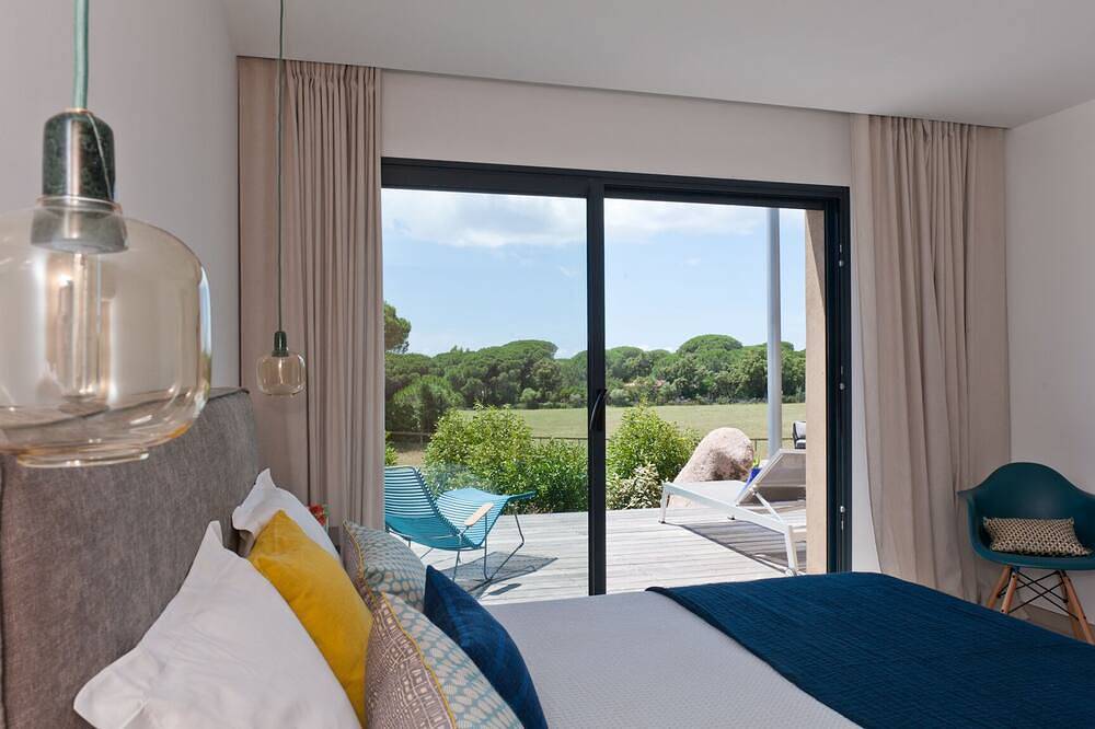 Sehr schönes Haus mit Pool 300 m vom Palombaggia Strand Meerblick privaten Zugang in Palombaggia, Porto-Vecchio