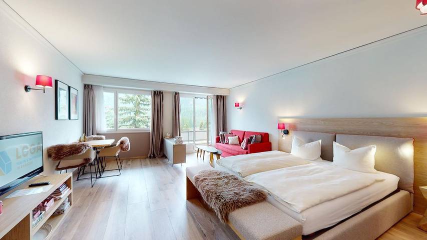 Ferienwohnung für 2 Personen, mit Balkon und Whirlpool sowie Sauna und Ausblick