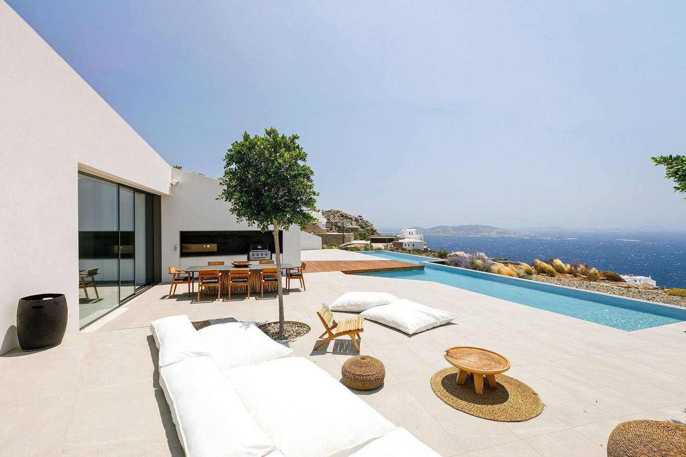 Villa für 12 Personen mit Garten in Agios Stefanos, Mykonos