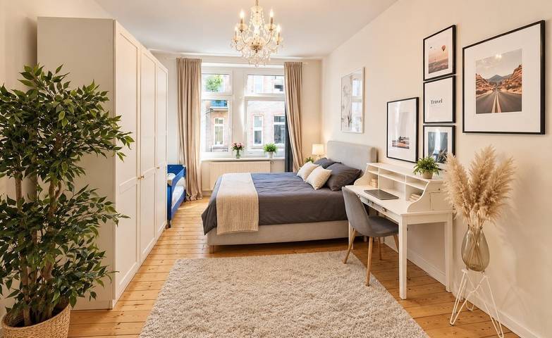 Ganze Ferienwohnung, Velmora Boutique Suites: Cozy Apartment City Center in Wiesbaden, Südhessen