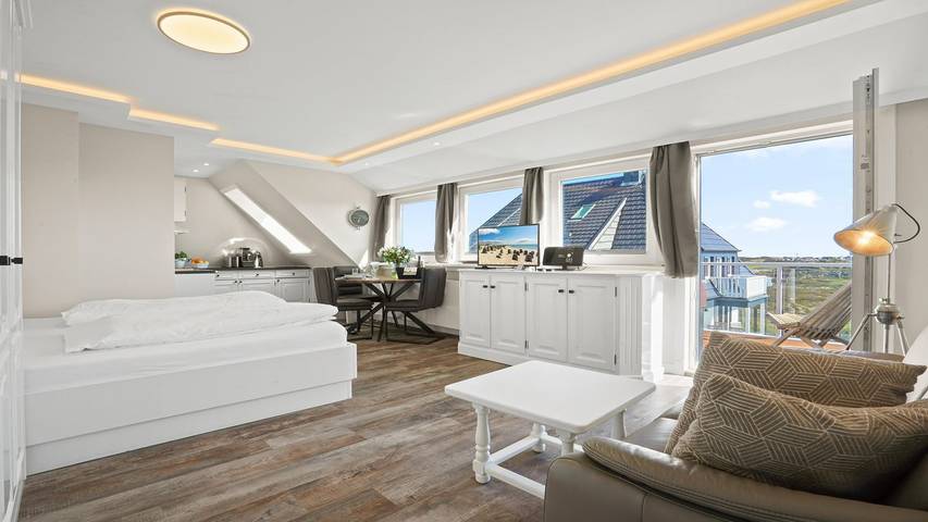 Ferienwohnung für 2 Personen, mit Balkon und Ausblick auf Sylt