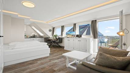 Ferienwohnung für 2 Personen, mit Balkon und Ausblick, mit Haustier in Hörnum
