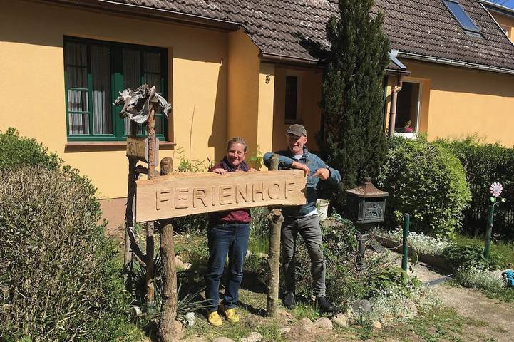 Ferienwohnung für 4 Personen, mit Garten in Weitendorf