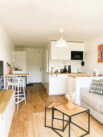 Gîte pour 2 personnes, avec terrasse, animaux acceptés dans Plage de Beaumer