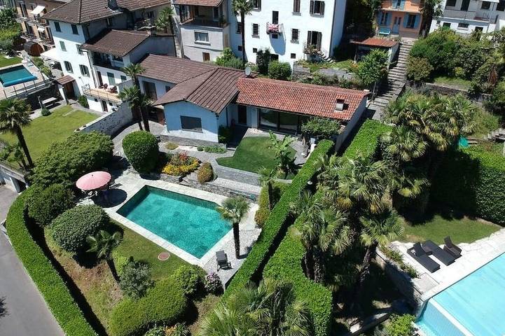 Ferienhaus für 6 Personen, mit Pool und Garten in Brissago