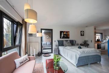 Ferienwohnung für 2 Personen, mit Seeblick und Ausblick sowie Garten im Oldenburger Münsterland