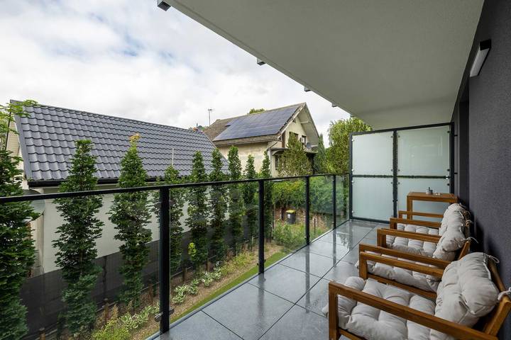 Ganze Wohnung, Ferienwohnung für 4 Personen mit Garten in Niechorze, Powiat gryficki