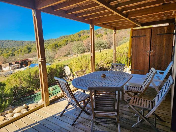 Gîte für 6 Personen, mit Terrasse und Garten sowie Pool und Ausblick in Alpes-de-Haute-Provence - 2