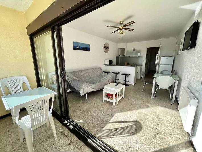 Gîte pour 4 personnes, avec vue et balcon, animaux acceptés dans Plage de la Côte Vermeille - 2