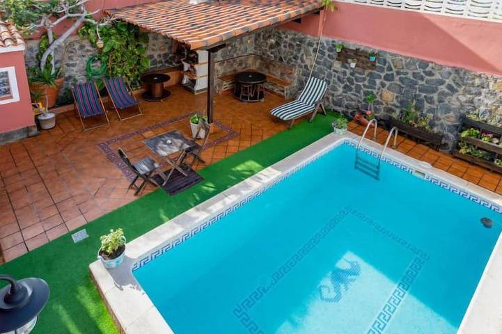 Maison de vacances pour 6 personnes, avec balcon/terrasse ainsi que piscine et terrasse - 1