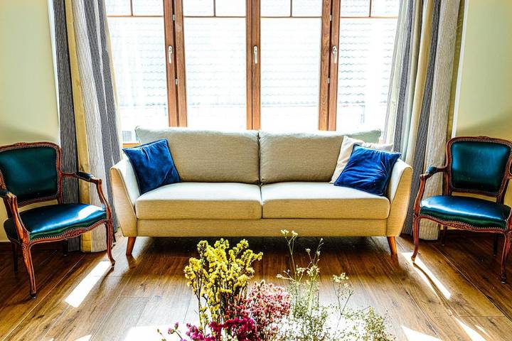Gîte pour 2 personnes, avec Balcon et Terrasse ainsi que Jardin et Vue à Dentergem