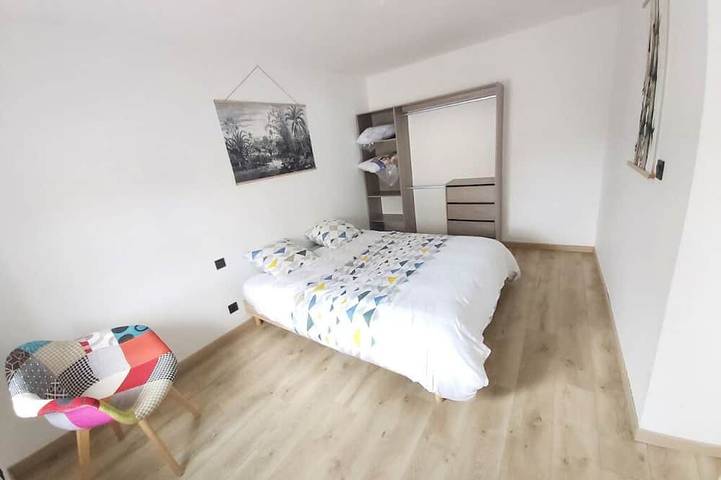 Appartement de vacances pour 4 personnes, avec jardin