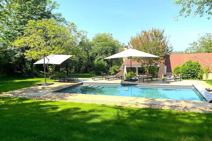 Maison de vacances pour 12 personnes, avec terrasse et jardin