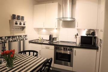 Ferienwohnung für 4 Personen, mit Garten und Sauna sowie Terrasse, mit Haustier in Güby