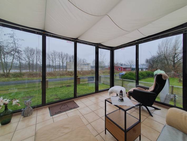 Ferienhaus für 4 Personen, mit Terrasse und Garten sowie Ausblick