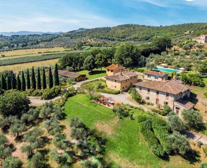 Villa pour 6 personnes, avec Jardin ainsi que Piscine et Vue à Torri