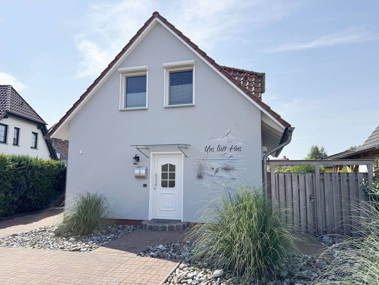 F: Ferienhaus Uns lütt Hus mit Sauna, Kamin & Terrasse - Ferienhaus Uns lütt Hus mit Sauna, Kamin & Terrasse in Selliner See, Baabe