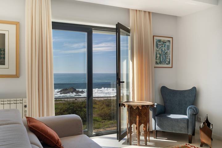 Appartamento intero, Appartamento 'Praia Azul' con vista mare, veranda e Wi-Fi in Vila do Conde, Distretto di Porto