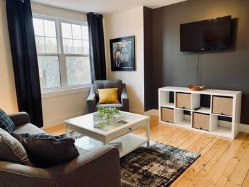 Gîte pour 4 personnes, avec terrasse et vue dans Baie-Saint-Paul