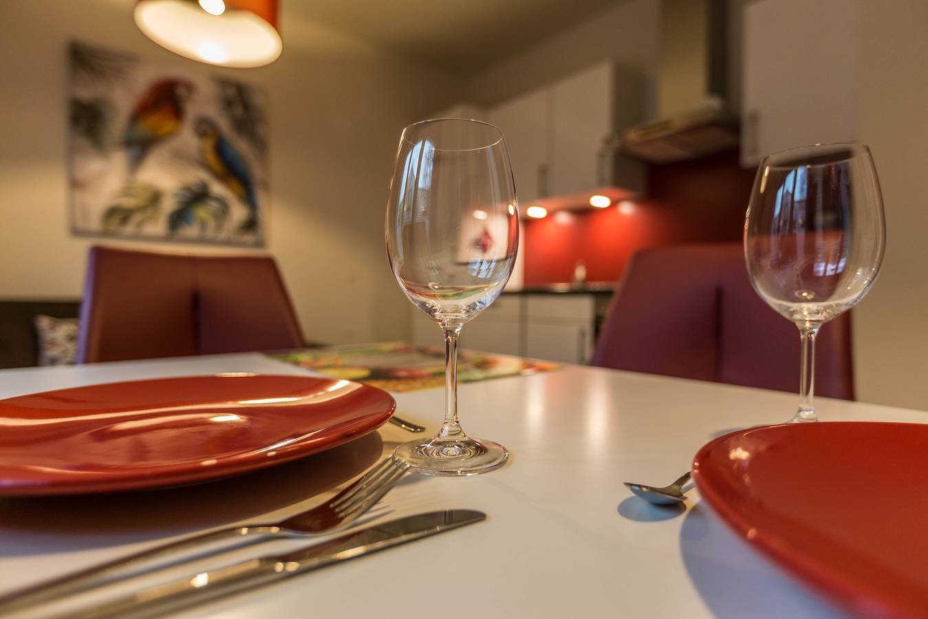 Ganze Wohnung, Moderne Ferienwohnung "Büsumperle Rot" in zentraler Lage mit Wlan in Hafen Büsum, Büsum