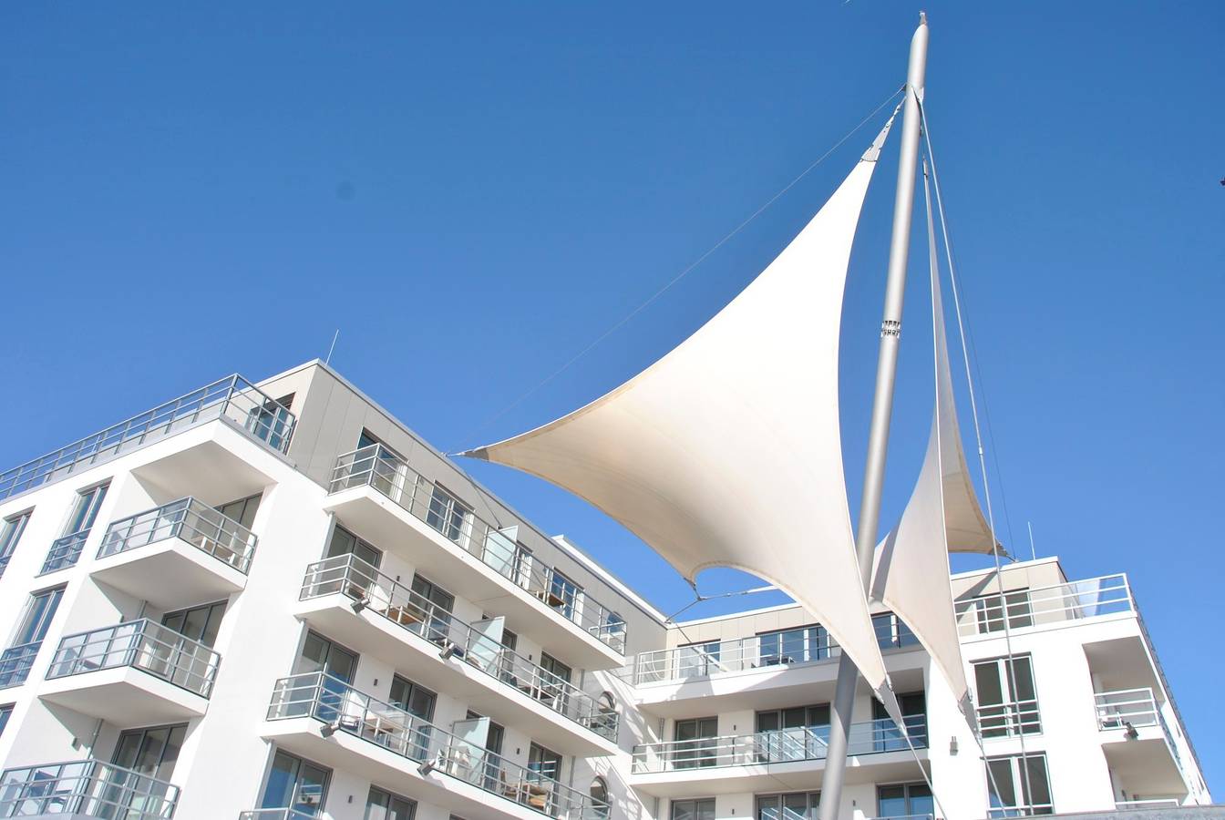 Apartamento vacacional entero, Apartment 23 "Windsegler", Blickrichtung Binnenhafen Nord/Offenes Meer in Eckernförde, Bay of Eckernförde