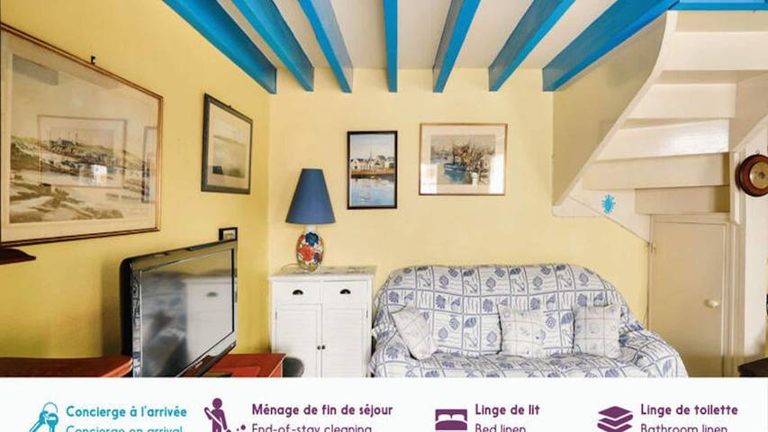 Gîte pour 7 personnes à Île-Tudy - 2