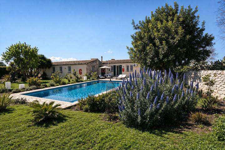 Villa pour 4 personnes, avec jardin, animaux acceptés à Modica