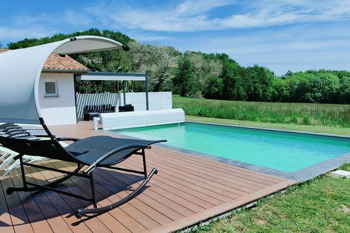 Maison de vacances pour 10 personnes, avec jardin à Arbonne