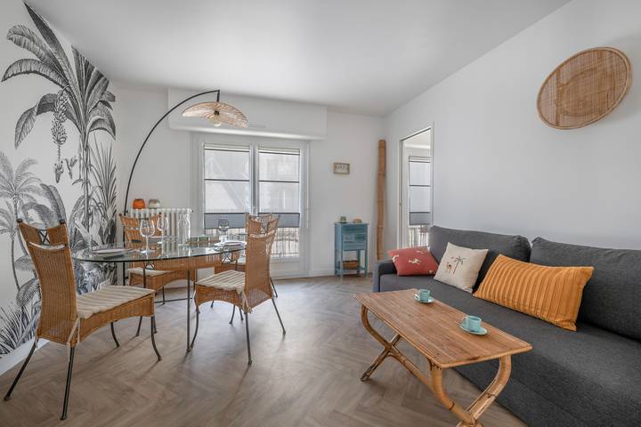 Gîte pour 4 personnes, avec Balcon à Le Pouliguen