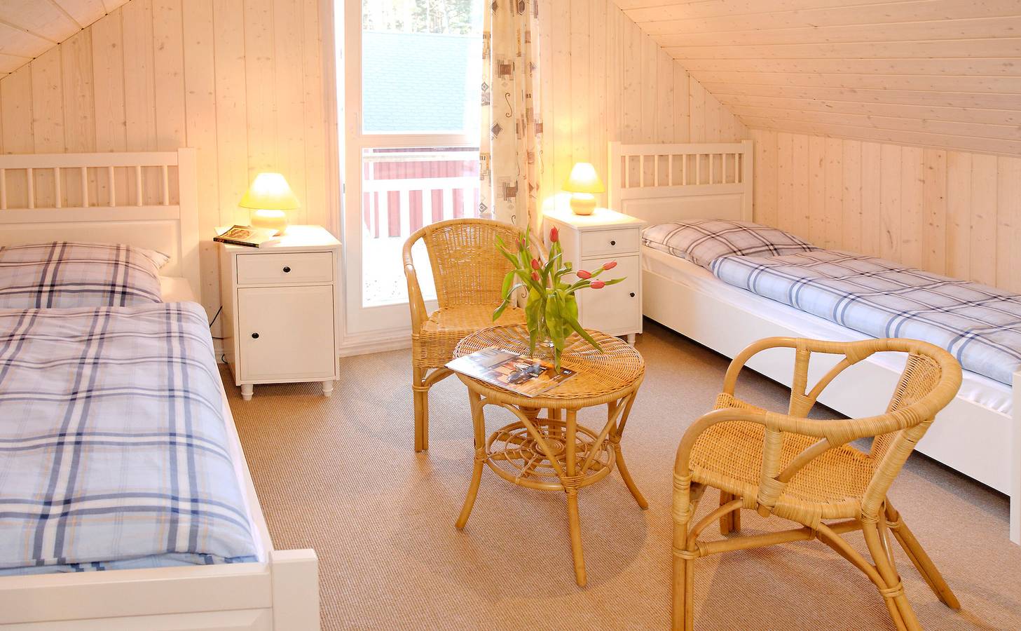 Casa de vacaciones 'Strandpark Baabe' con terraza privada y Wi-Fi in Baabe, Rügen