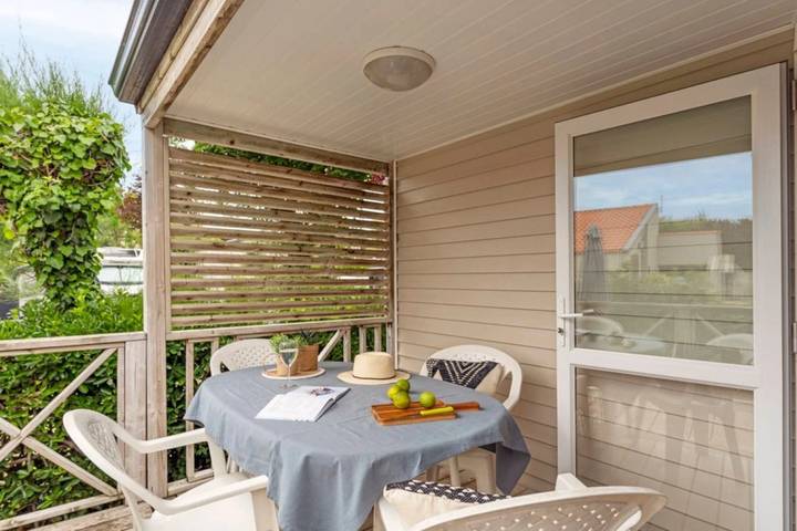 Mobil home pour 6 personnes, avec bassin pour enfant et sauna dans Plage Du Pont D Yeu Notre Dame De Monts