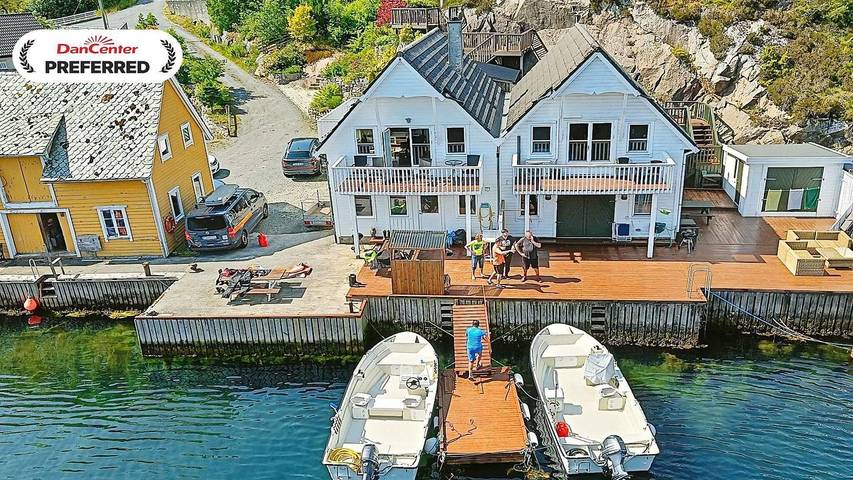 Ferienhaus für 8 Personen, mit Ausblick und Terrasse in Bømlo