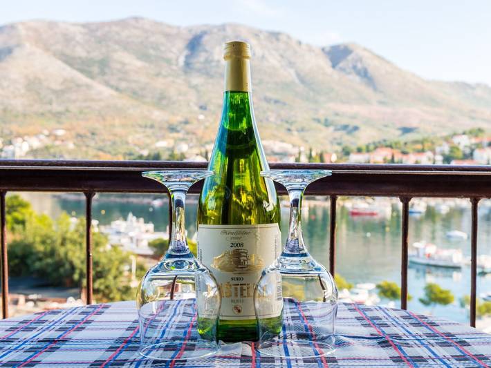 Smještaj za odmor za 2 osoba, s Balkon u Cavtat