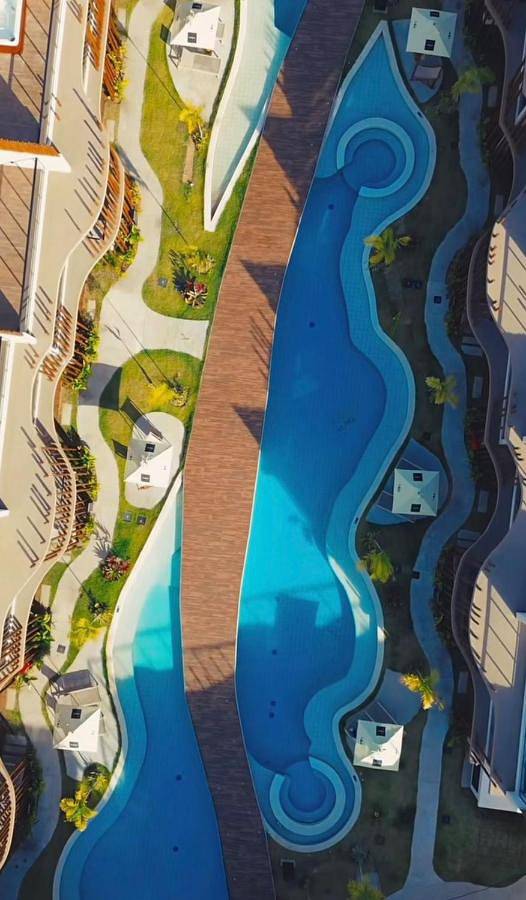 Casas e apartamentos de temporada para 6 pessoas, com jardim e balcão e ainda piscina em Porto de Pedras