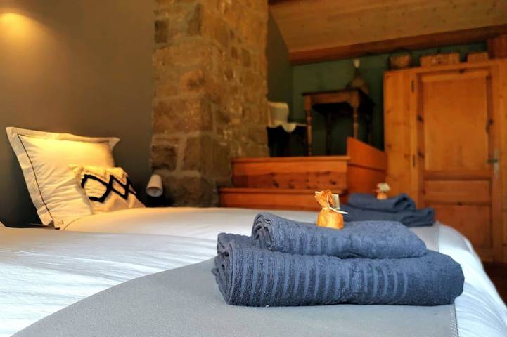 Gîte pour 21 personnes, avec sauna ainsi que jardin et terrasse à Saint-Agrève - 4