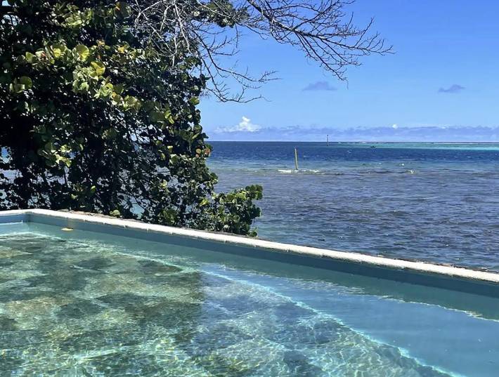 Albergo a gestione familiare per 2 persone, con piscina e terrazza nonché panorama e giardino in Polinesia Francese